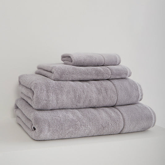 Earthy Turkish Cotton Bath Towel – 650 GSM Natural Luxury in Grey