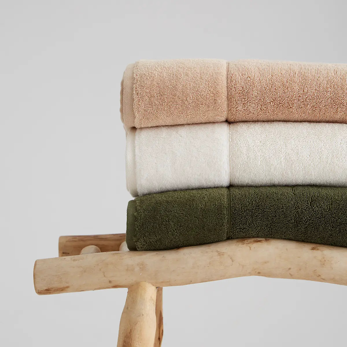 Earthy Turkish Cotton Hand Towel – 650 GSM Soft Sand Beige Tone