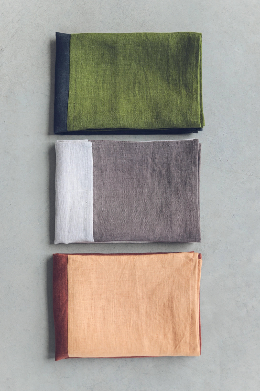 Colorful Linen Kitchen Tea Towels – Set of 3, Eco-Friendly & Absorbent