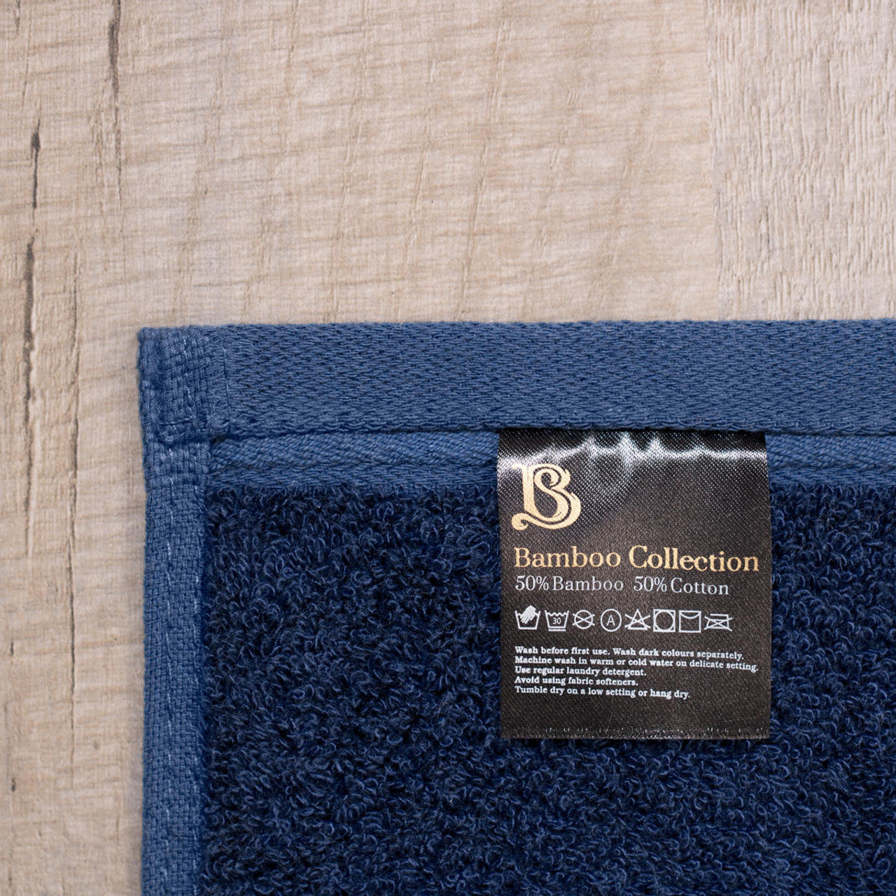 Ultimate Bamboo Face Cloth – 700 GSM Eco-Luxury – Navy Blue